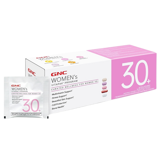 GNC Women’s 30+ Vitapak: Multivitamin for Daily Vitamin Needs, Stress & Bone Support