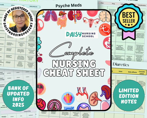 Complete Nursing Cheat Sheet (European Edition)