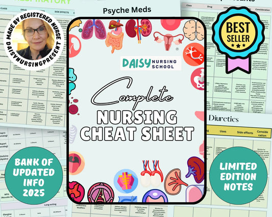 Complete Nursing Cheat Sheet (European Edition)